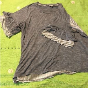 Women’s Plus Avenue Bell Sleeve top